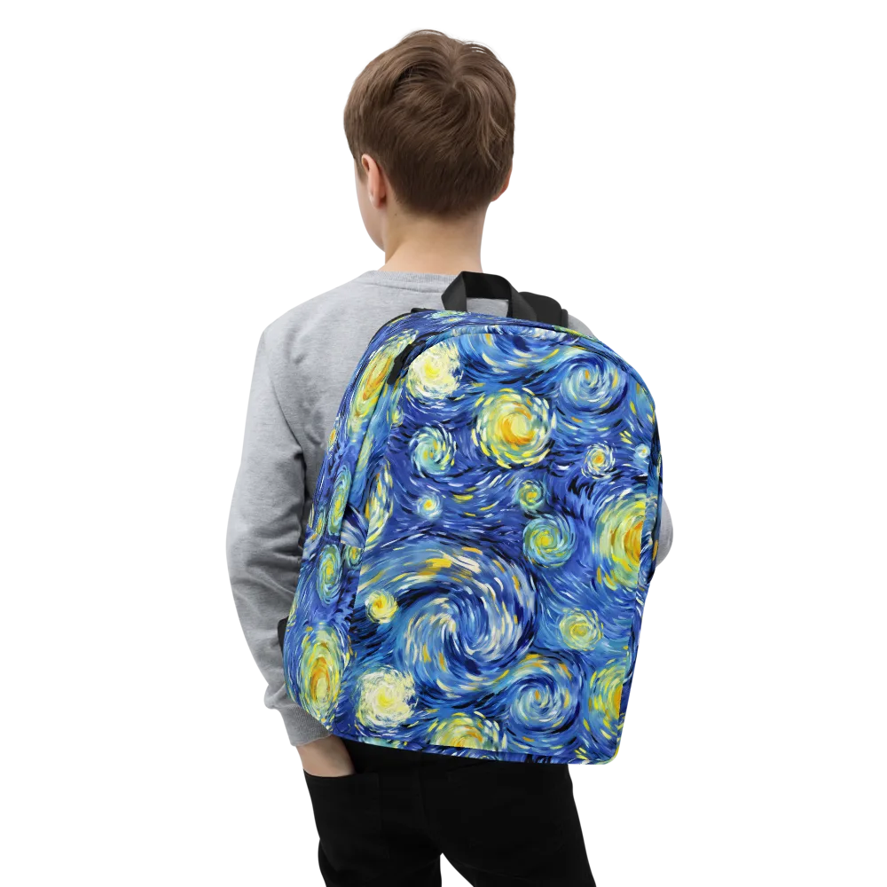 Cobalt Orbit on Minimalist Backpack — Zoomed-in