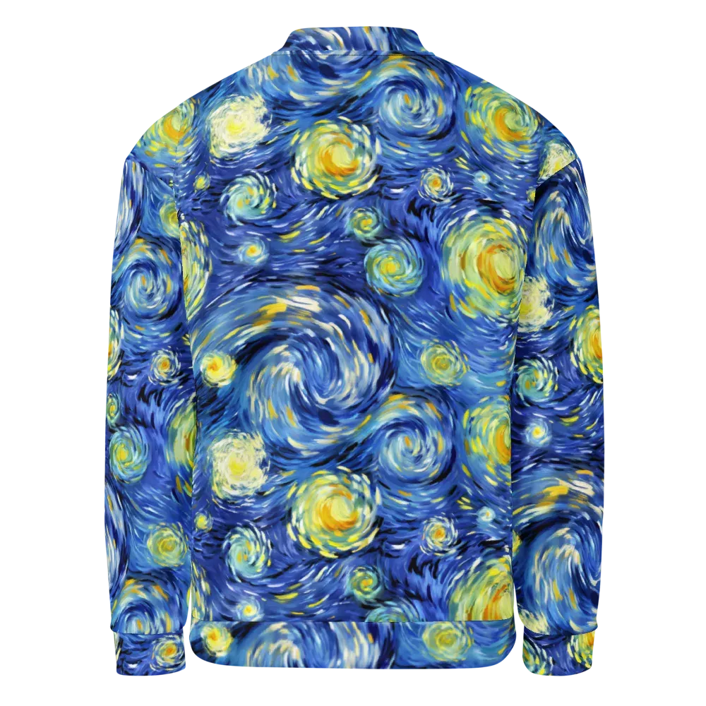 Cobalt Orbit on Bomber Jacket — Back