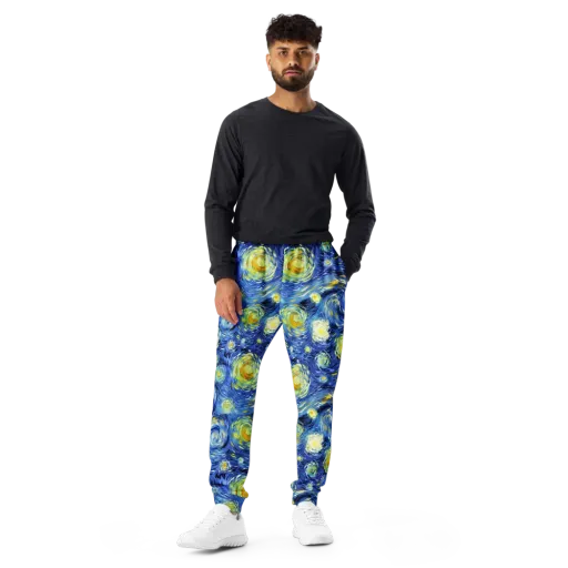 Cobalt Orbit on a Men's Joggers