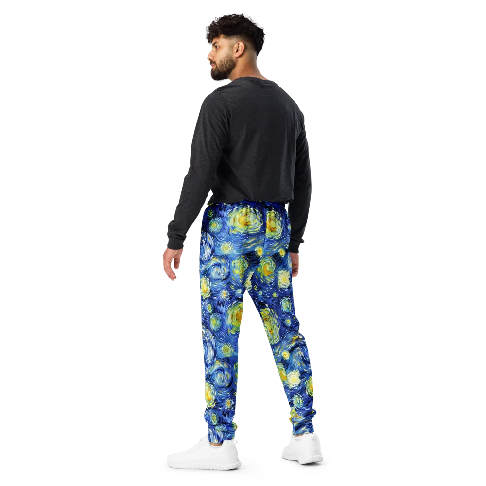 Cobalt Orbit on Men's Joggers — Back