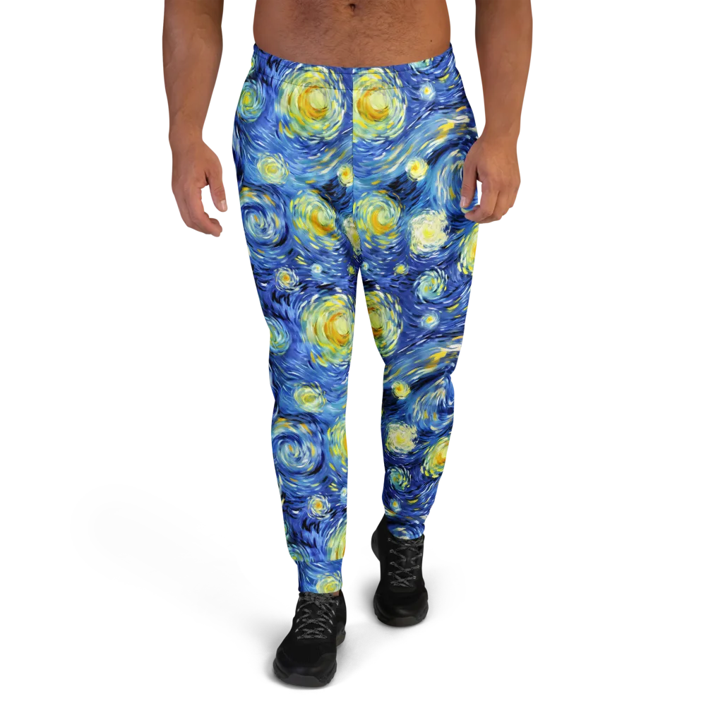 Cobalt Orbit on Men's Joggers — Front