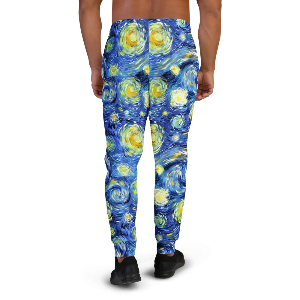 Cobalt Orbit on Men's Joggers — Back