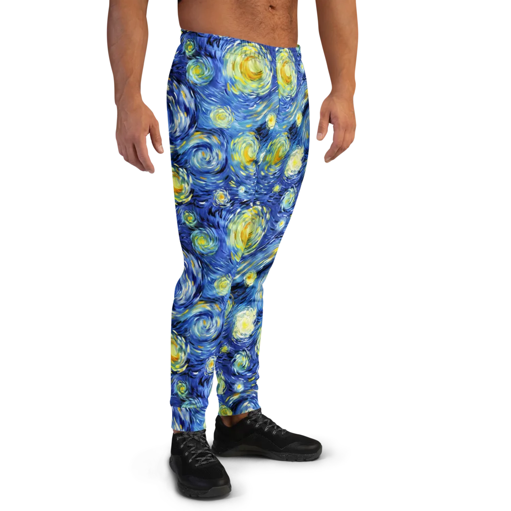 Cobalt Orbit on Men's Joggers — Right