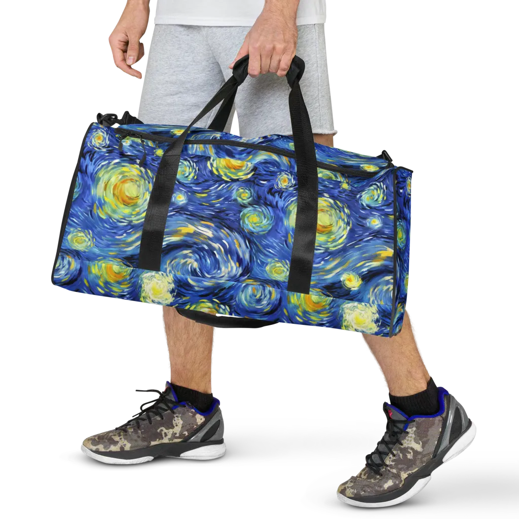 Cobalt Orbit on Duffle Bag — Front