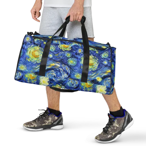 Cobalt Orbit on a Duffle Bag