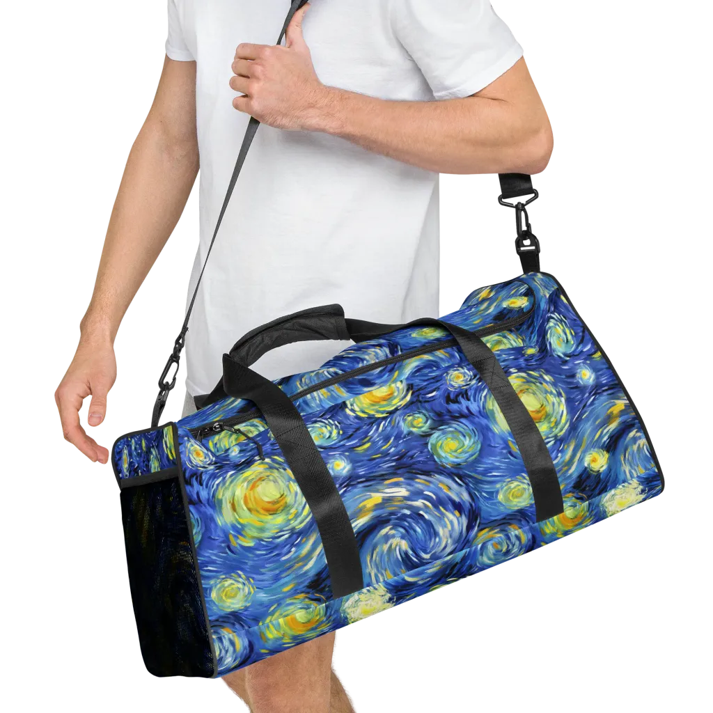 Cobalt Orbit on Duffle Bag — Right Front