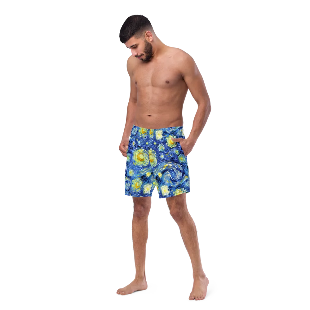Cobalt Orbit on Swim Trunks — Left Front