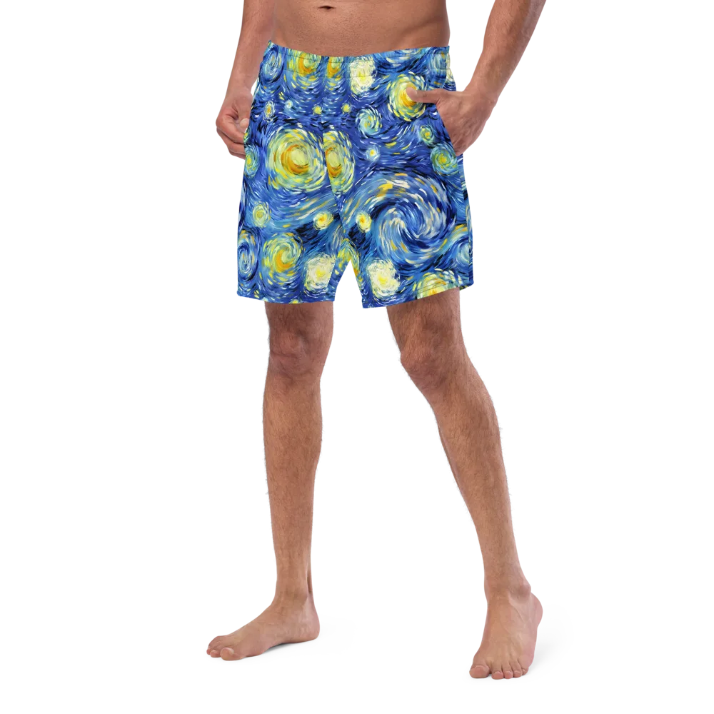 Cobalt Orbit on Swim Trunks — Left Front