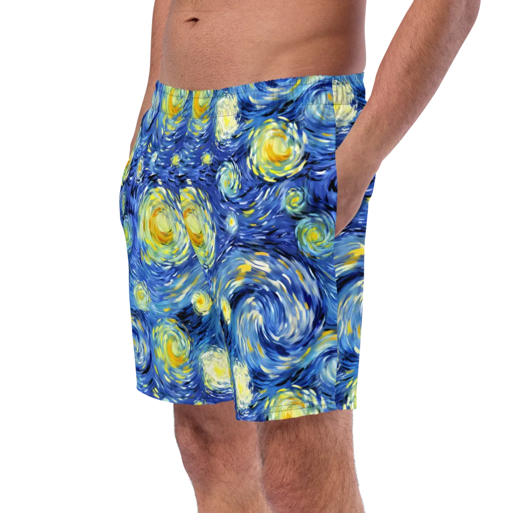 Cobalt Orbit on Swim Trunks — Left Front