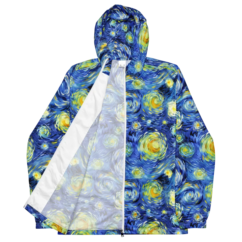 Cobalt Orbit on Men's Windbreaker — Front