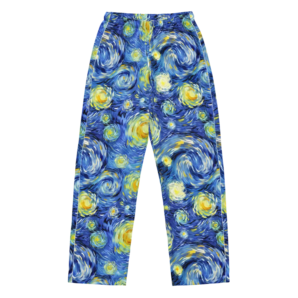 Cobalt Orbit on Women's Pajama Pants — Front