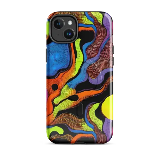 Blacklight Tangle on a MagSafe Tough Case for iPhone®