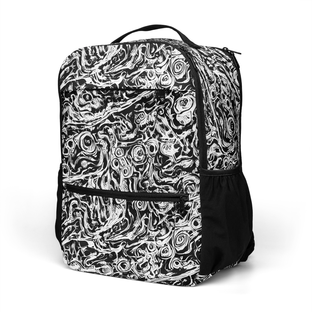 Turbulent Ink on Utility Backpack — Left Front