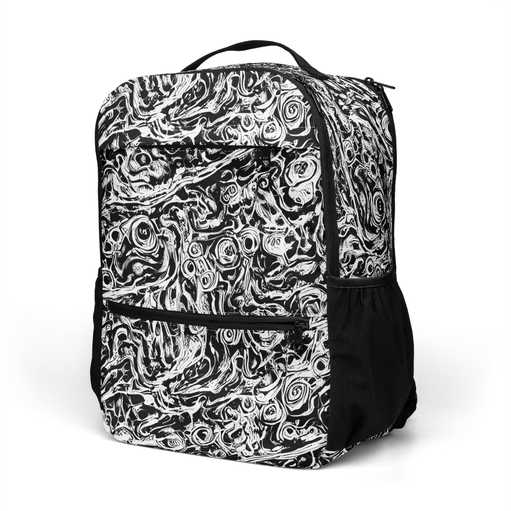 Turbulent Ink on Utility Backpack — Left Front