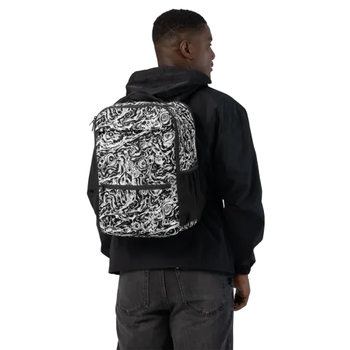 Turbulent Ink on a Utility Backpack