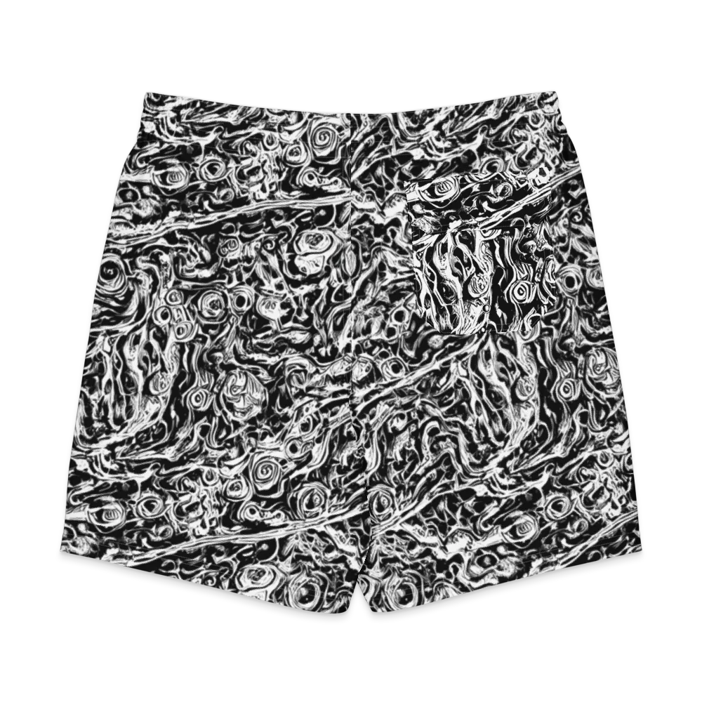 Turbulent Ink on Men's Board Shorts — Back