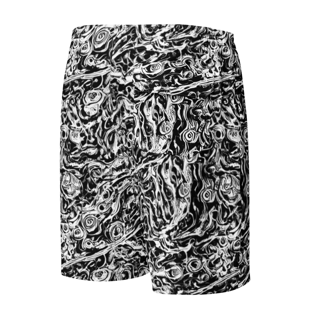 Turbulent Ink on Men's Board Shorts — Back