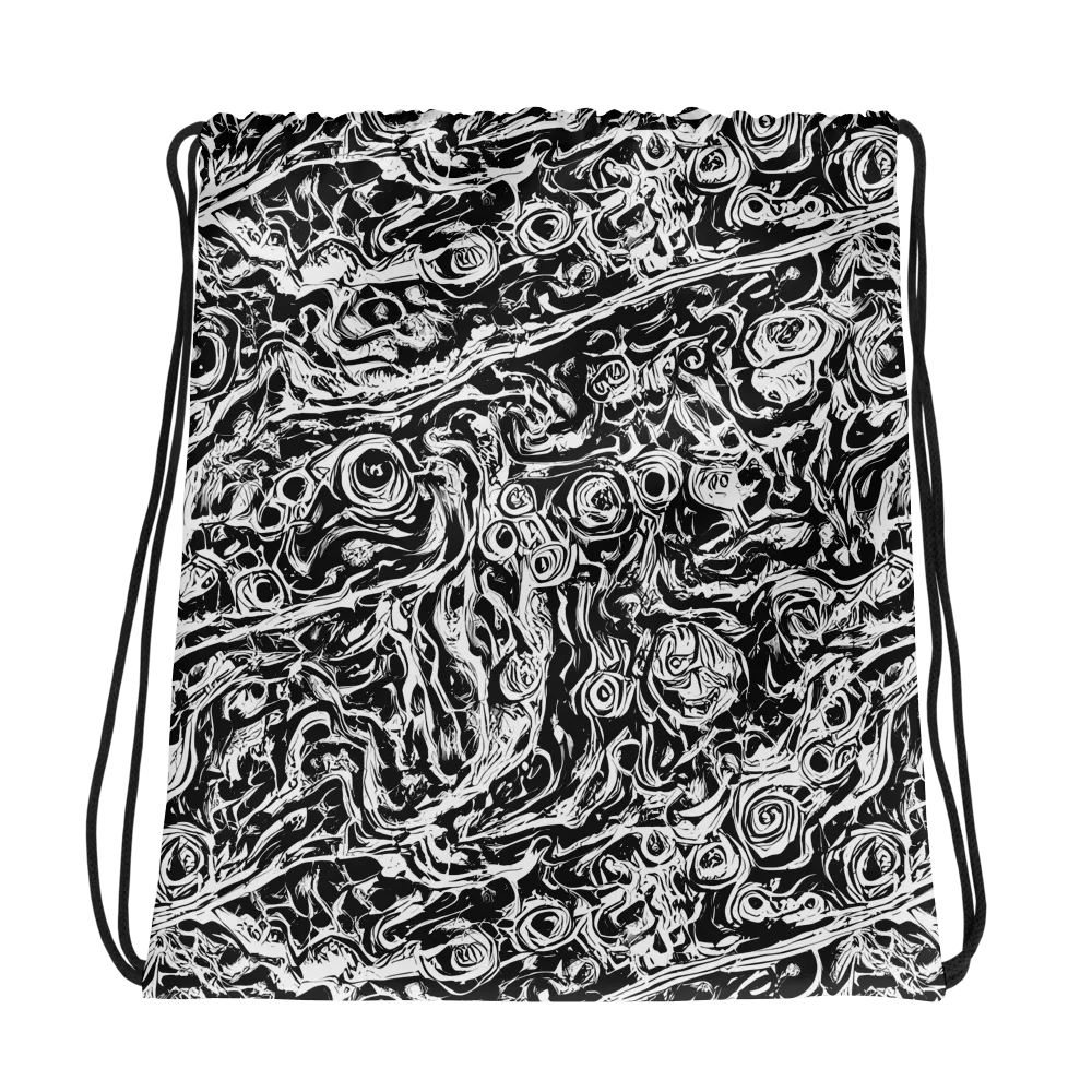 Turbulent Ink on Drawstring Bag — Photo