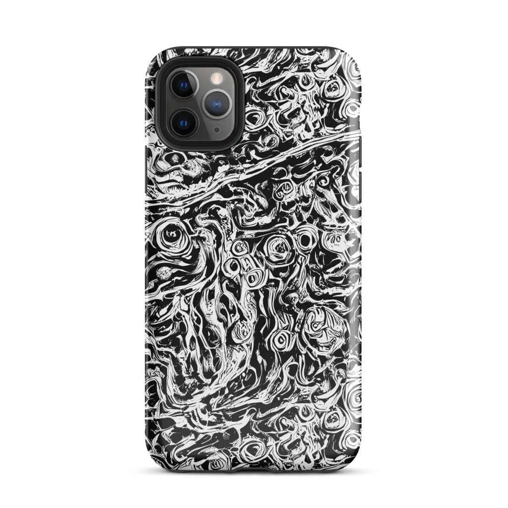 Turbulent Ink on Tough Case for iPhone® — Front