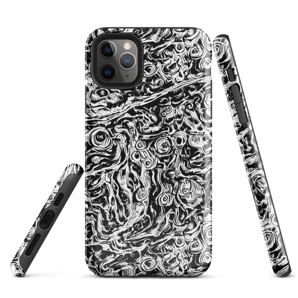 Turbulent Ink on Tough Case for iPhone® — Front