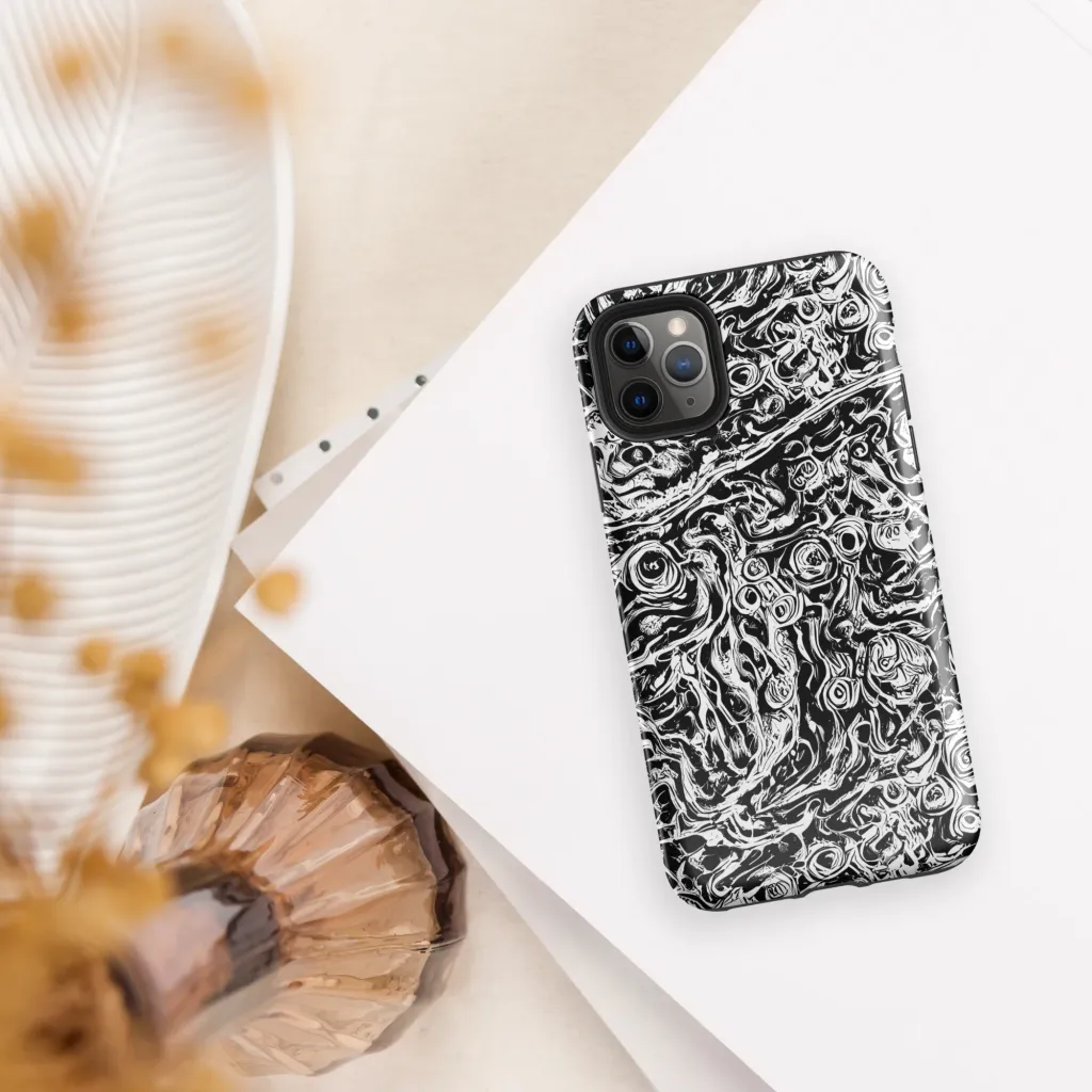 Turbulent Ink on Tough Case for iPhone® — Front