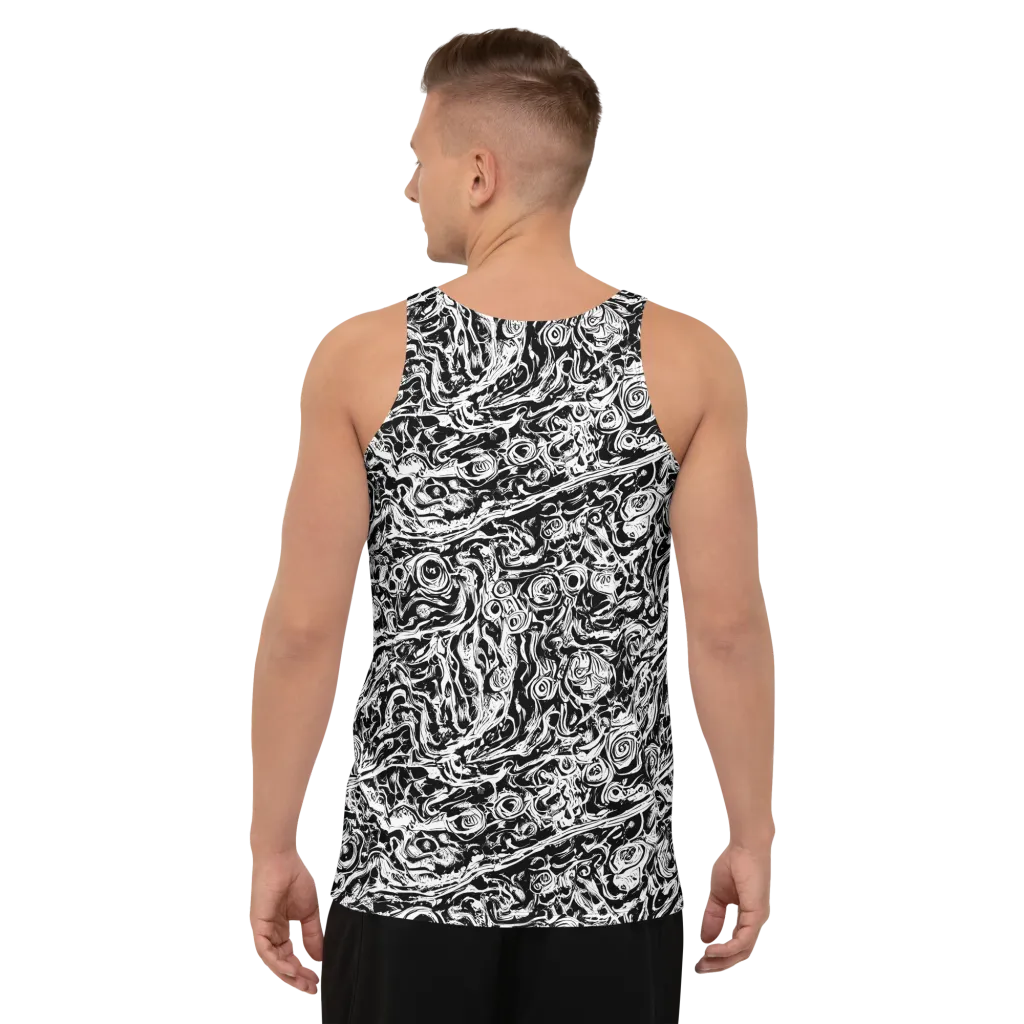 Turbulent Ink on Men's Tank Top — Back