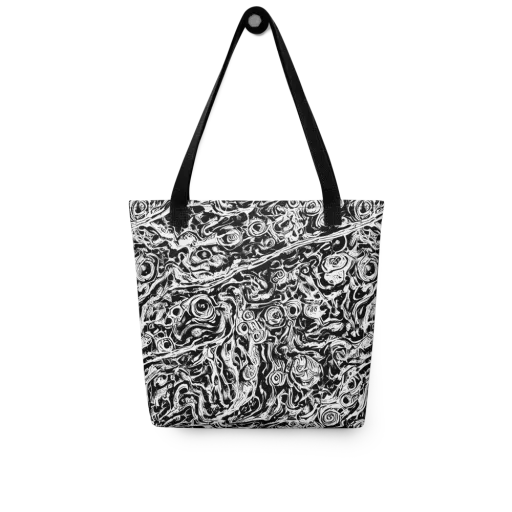 Turbulent Ink on a Tote Bag