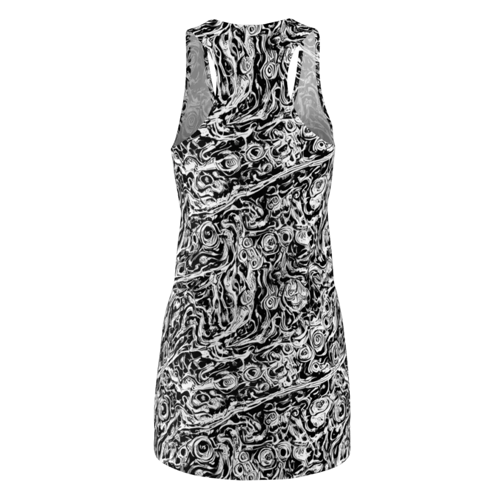 Turbulent Ink on Racerback Dress — Back