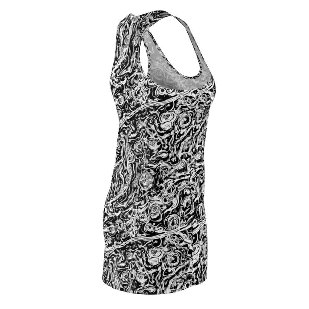 Turbulent Ink on Racerback Dress — Back Side