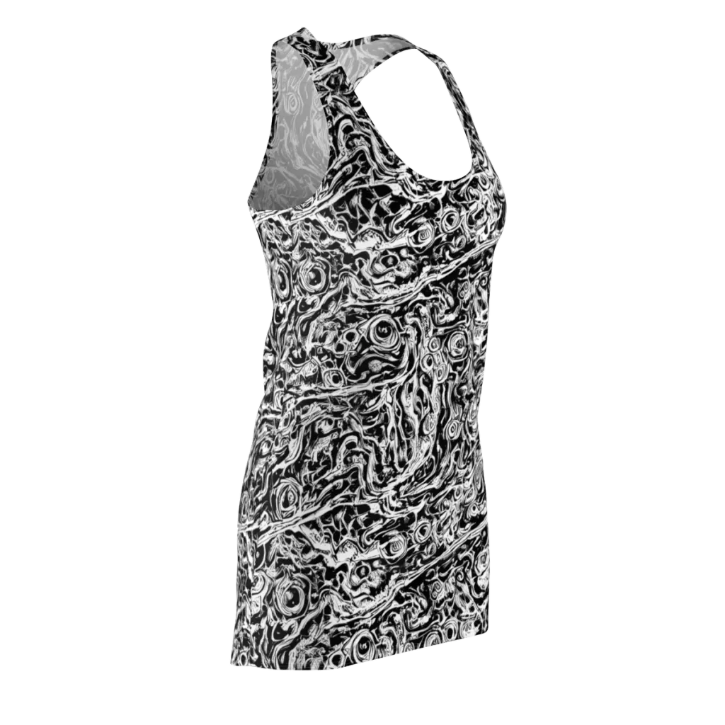 Turbulent Ink on Racerback Dress — Front Side