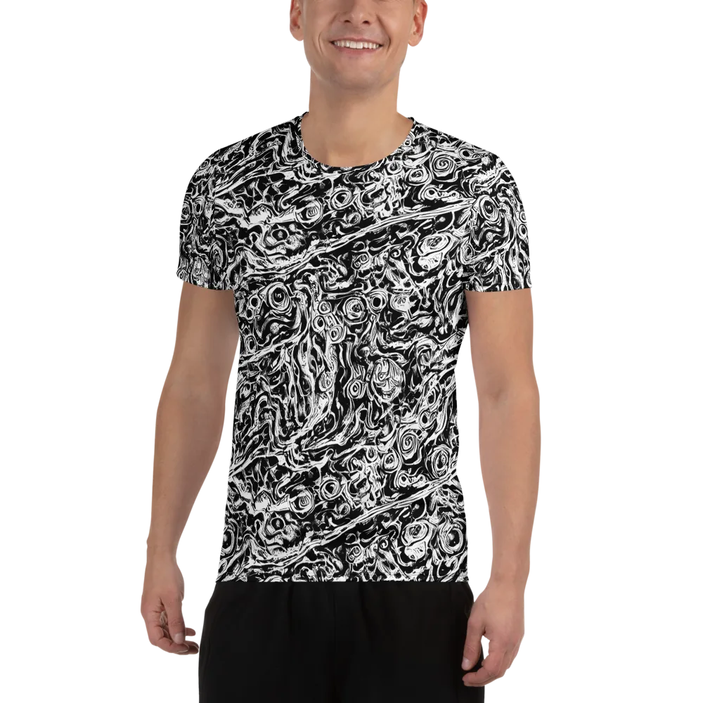 Turbulent Ink on Men's Athletic T-Shirt — Front