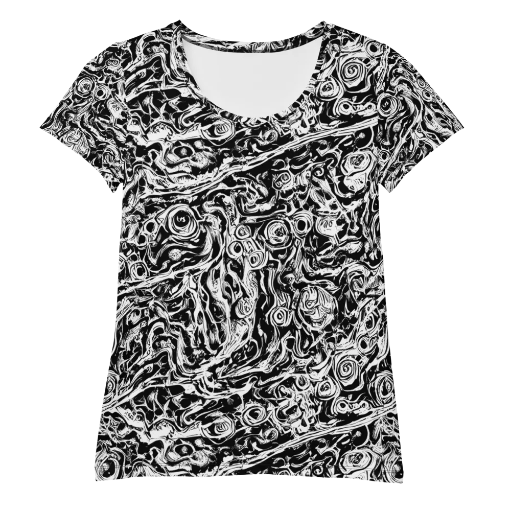 Turbulent Ink on Women's Athletic T-Shirt — Front