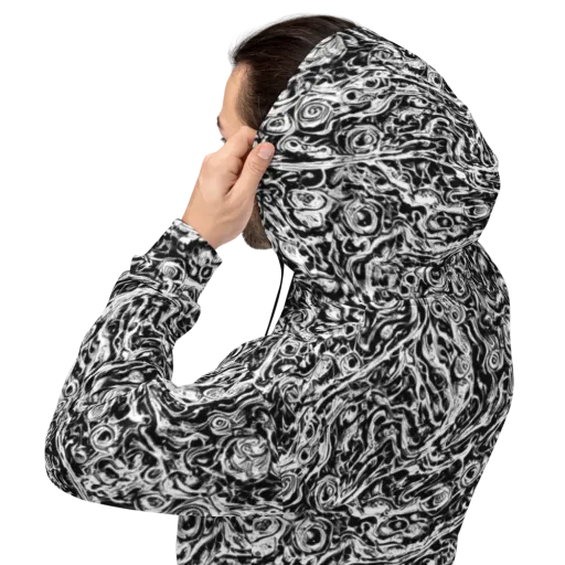 Turbulent Ink on a Hoodie
