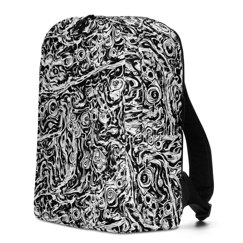 Turbulent Ink on Minimalist Backpack — Left