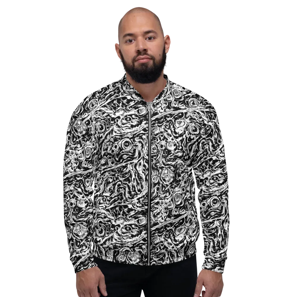 Turbulent Ink on Bomber Jacket — Front