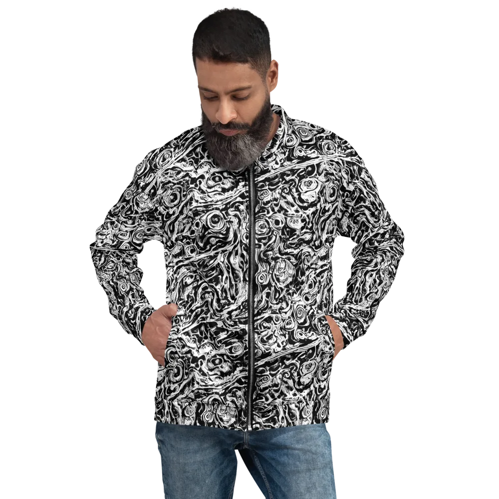 Turbulent Ink on Bomber Jacket — Front