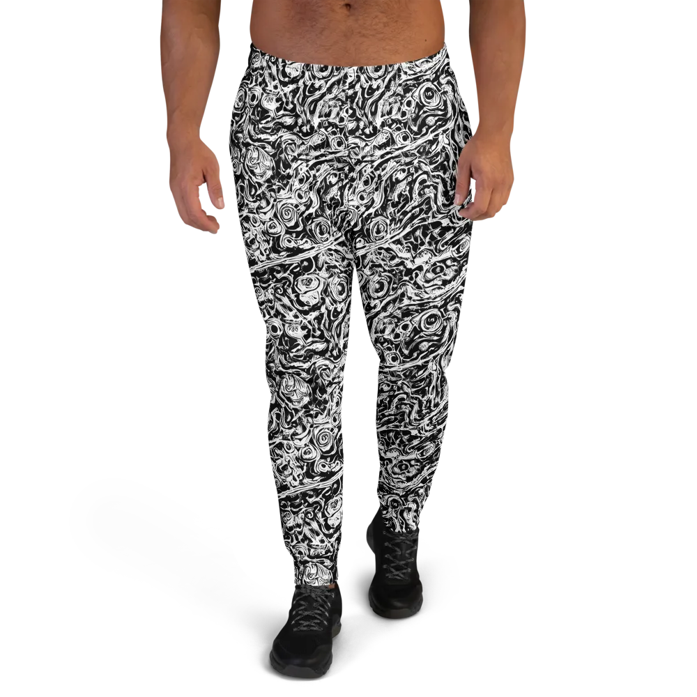Turbulent Ink on Men's Joggers — Front