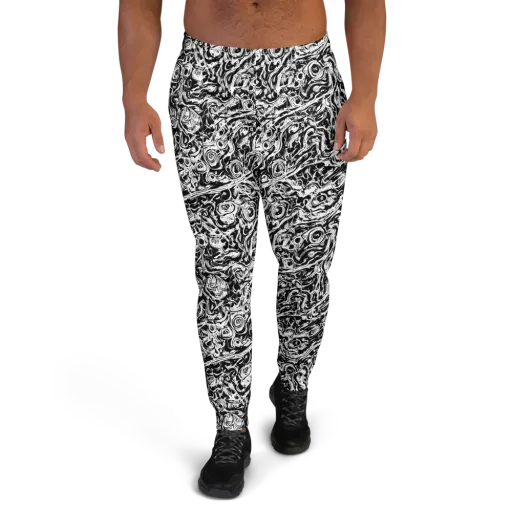 Turbulent Ink on a Men's Joggers