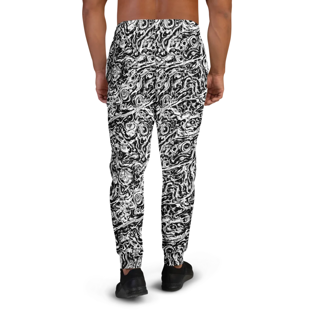 Turbulent Ink on Men's Joggers — Back