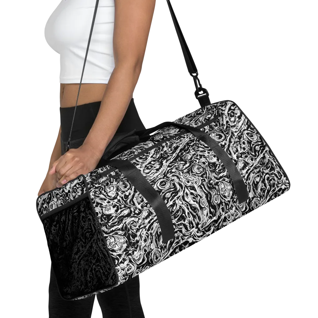 Turbulent Ink on Duffle Bag — Front