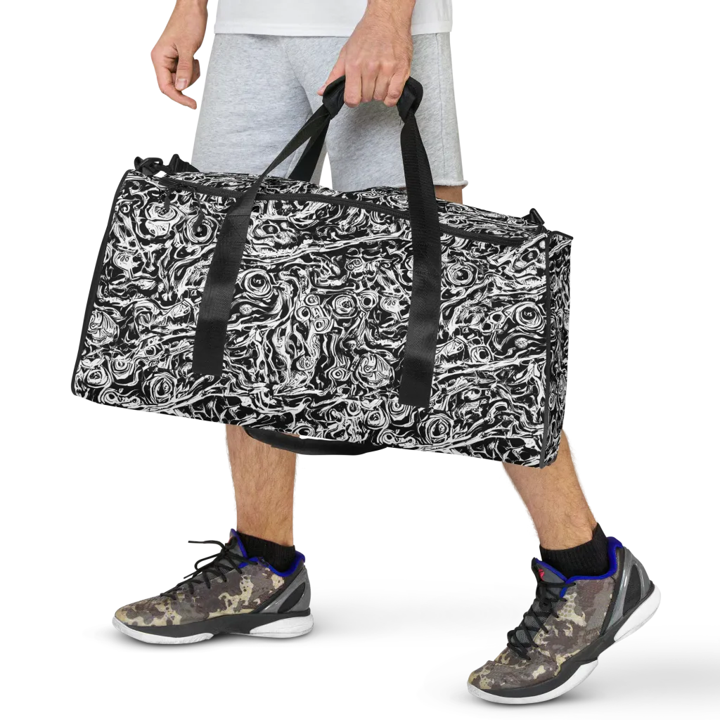 Turbulent Ink on Duffle Bag — Front
