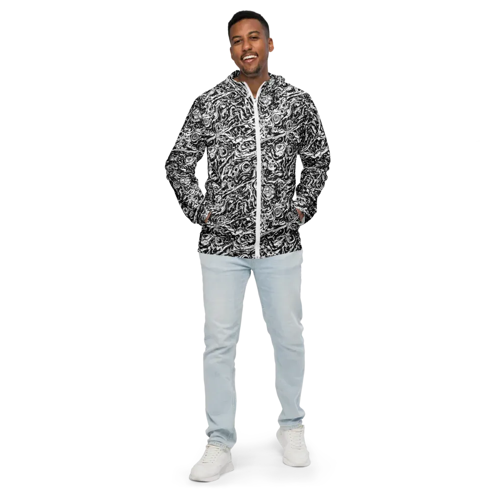 Turbulent Ink on Men's Windbreaker — Front