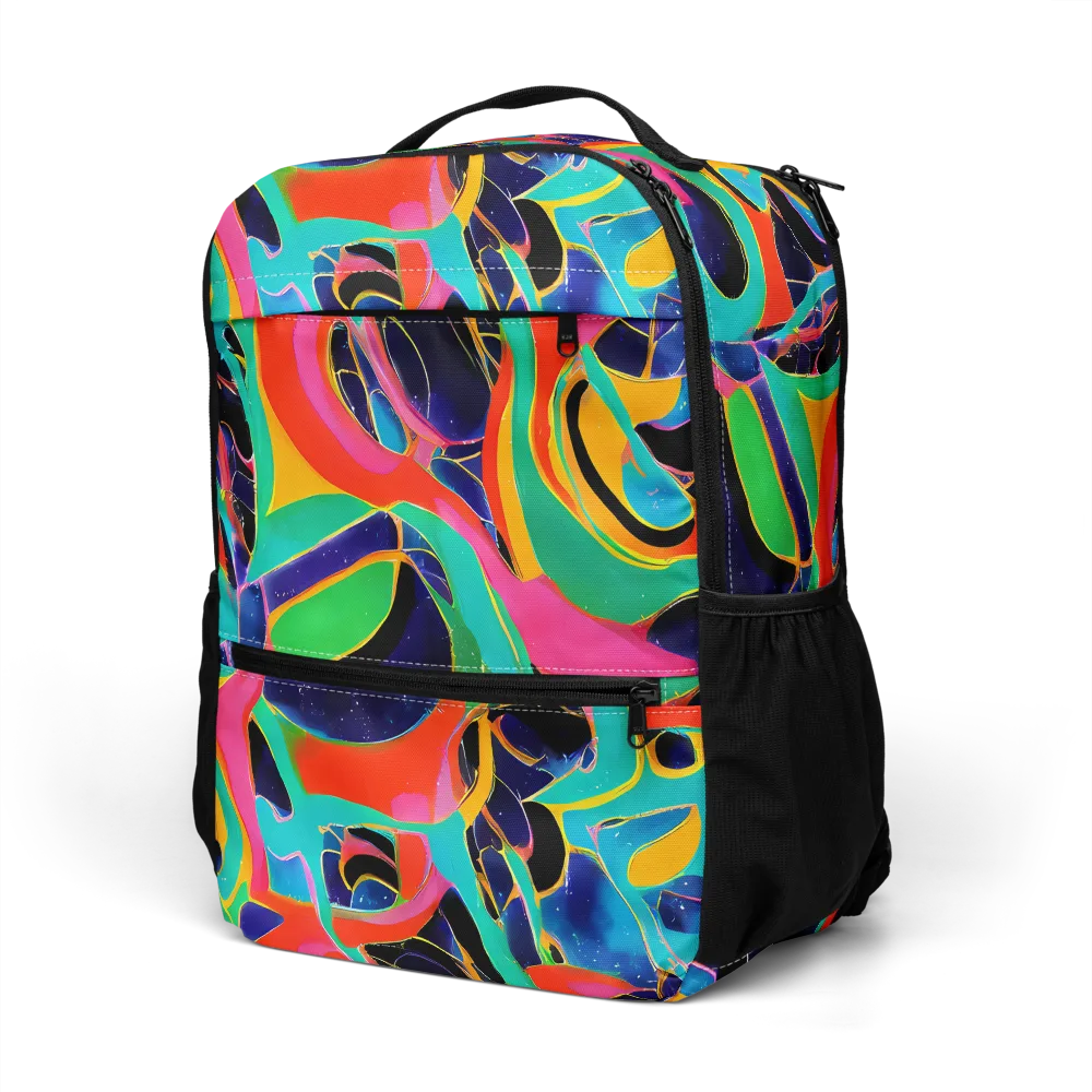 Color Collider on Utility Backpack — Left Front