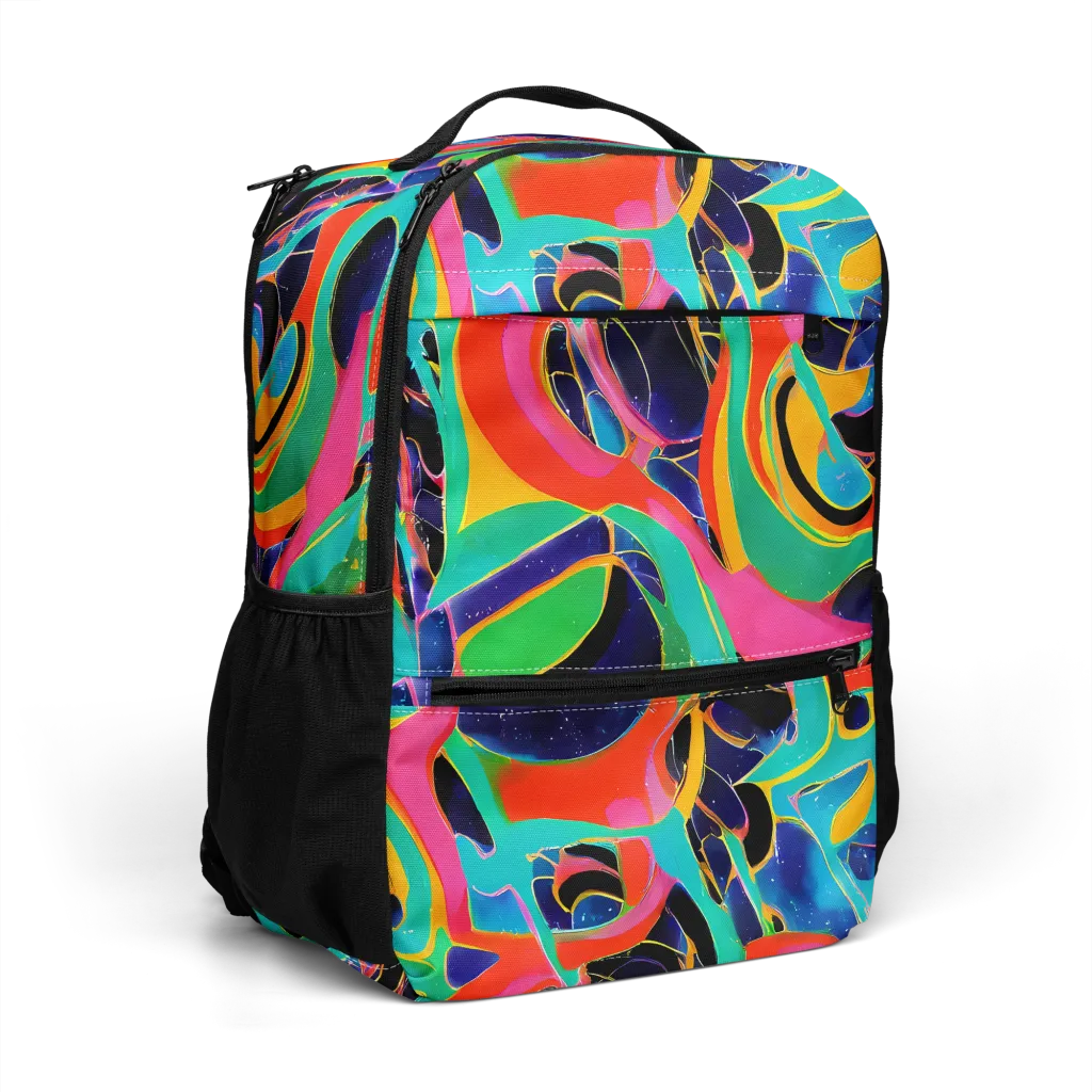 Color Collider on Utility Backpack — Right Front