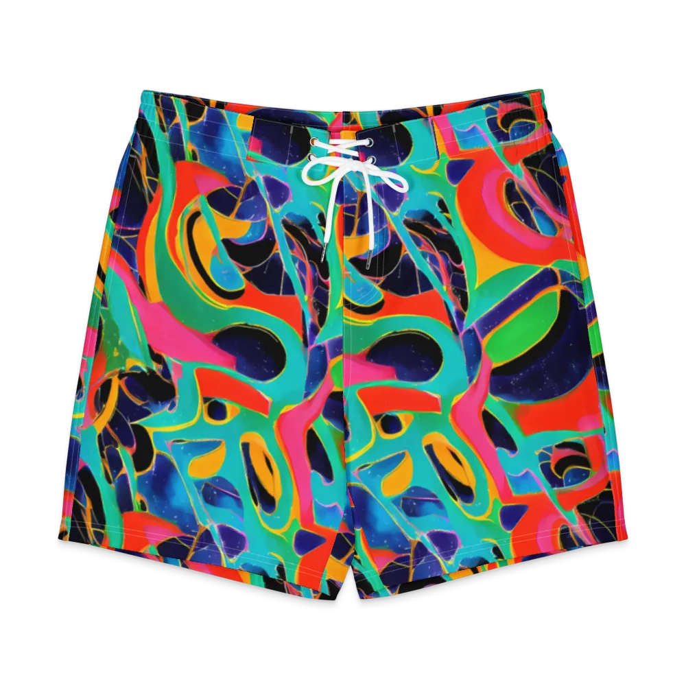 Color Collider on Men's Board Shorts — Front