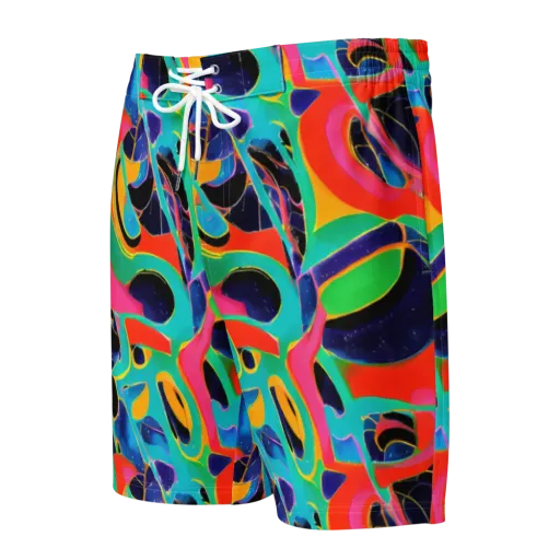 Color Collider on a Men's Board Shorts