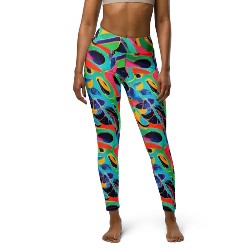 Color Collider on a Yoga Leggings
