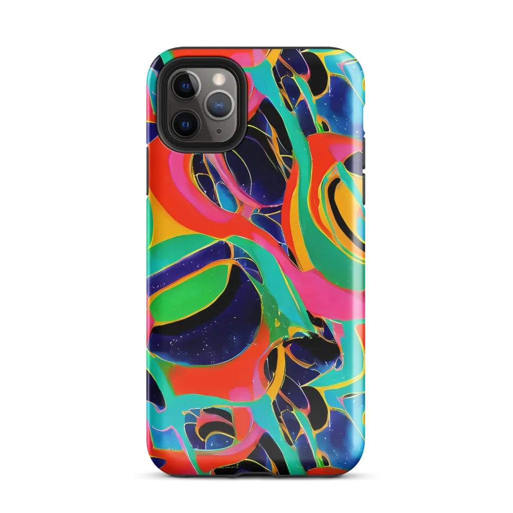 Color Collider on Tough Case for iPhone® — Front