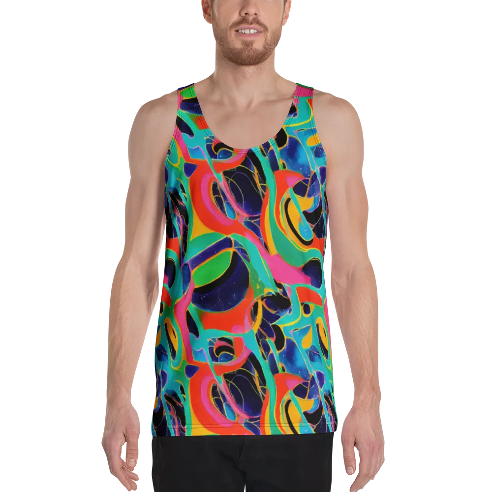 Color Collider on Men's Tank Top — Front