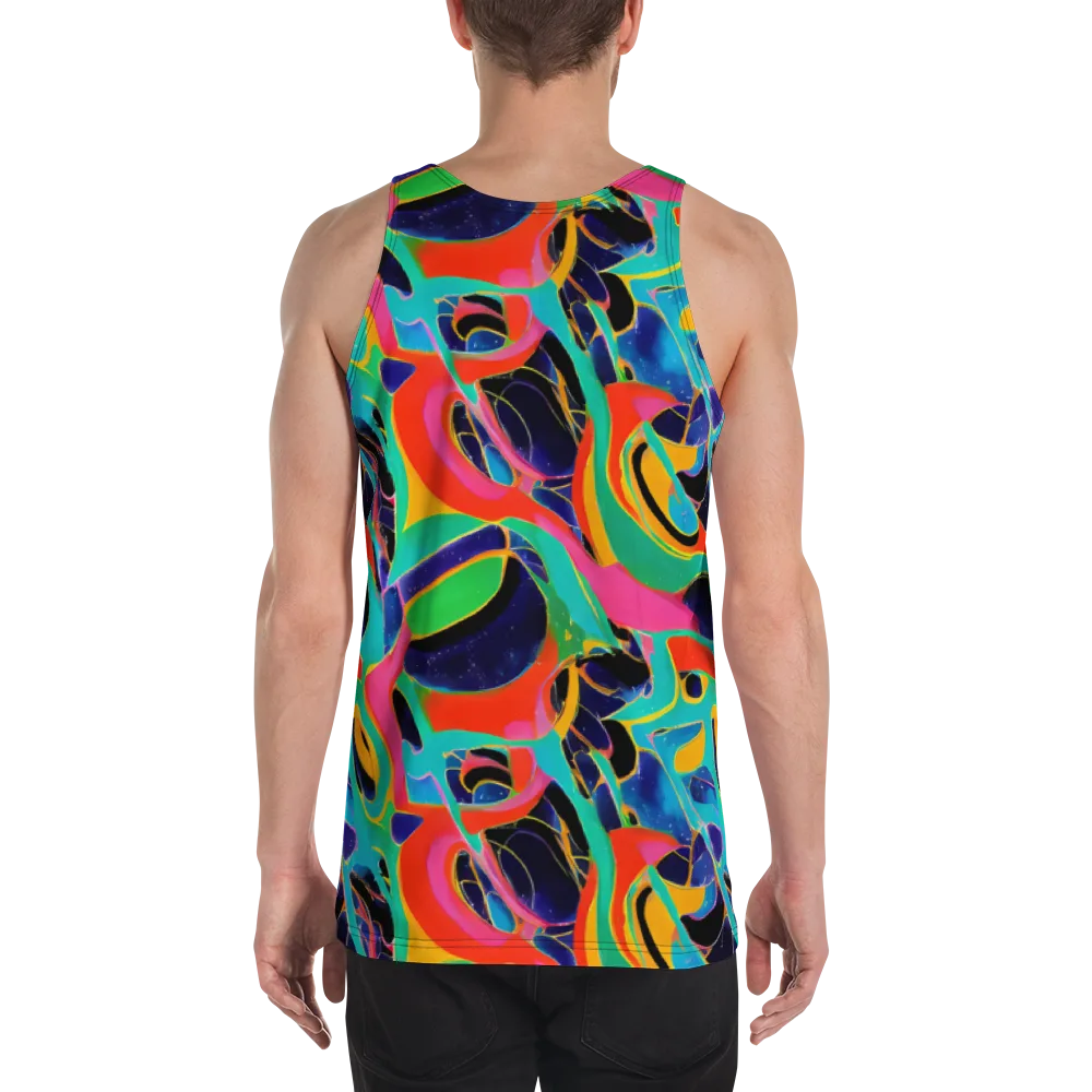 Color Collider on Men's Tank Top — Back